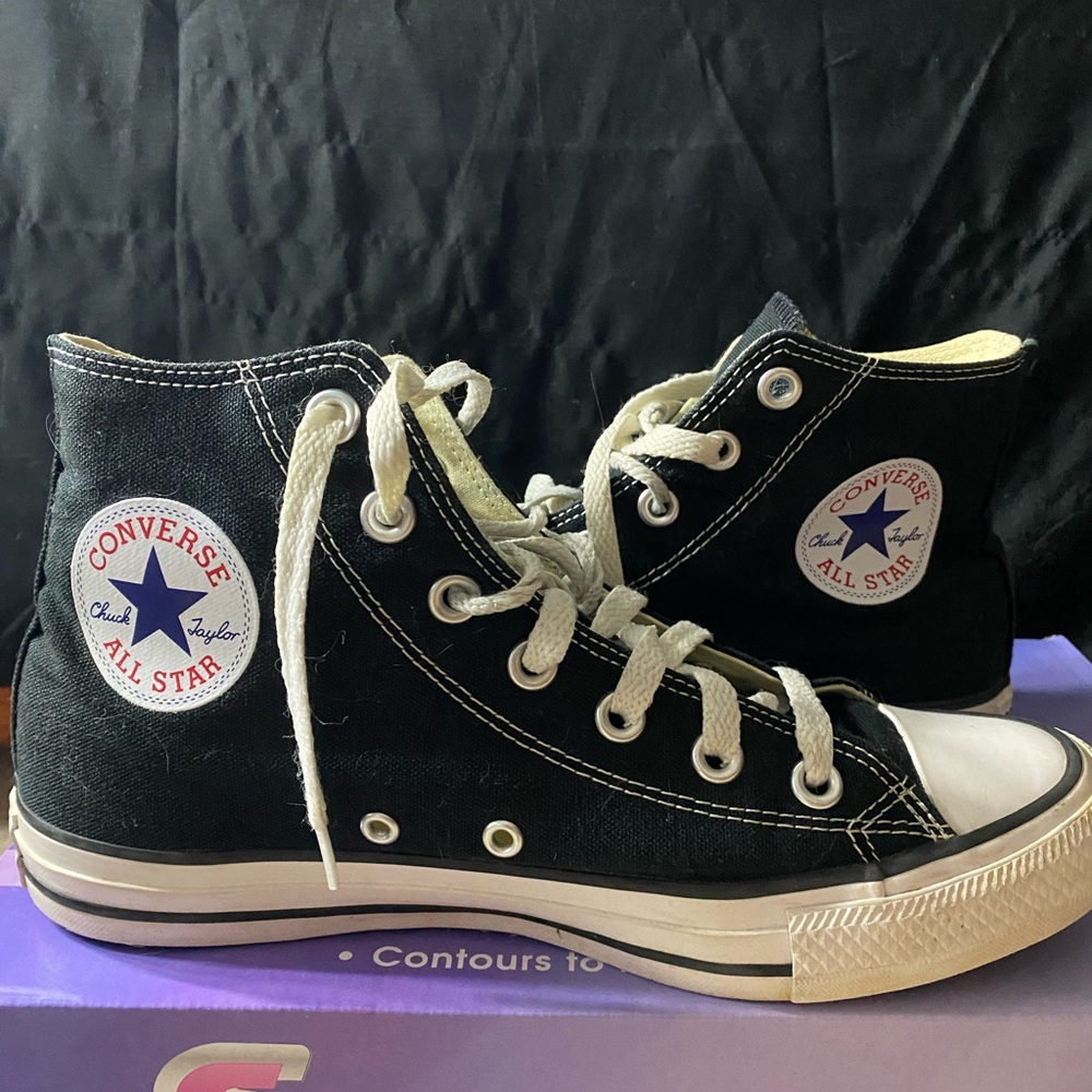Black High Top Converse
